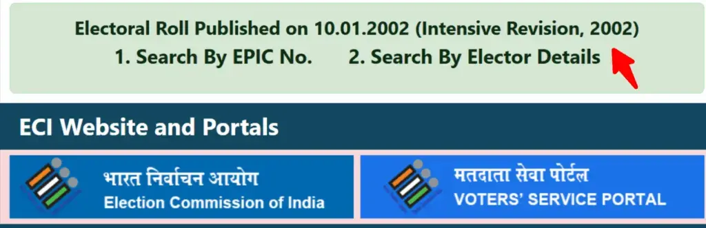 Delhi Electoral Roll 2003