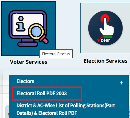 Electoral Roll 2003