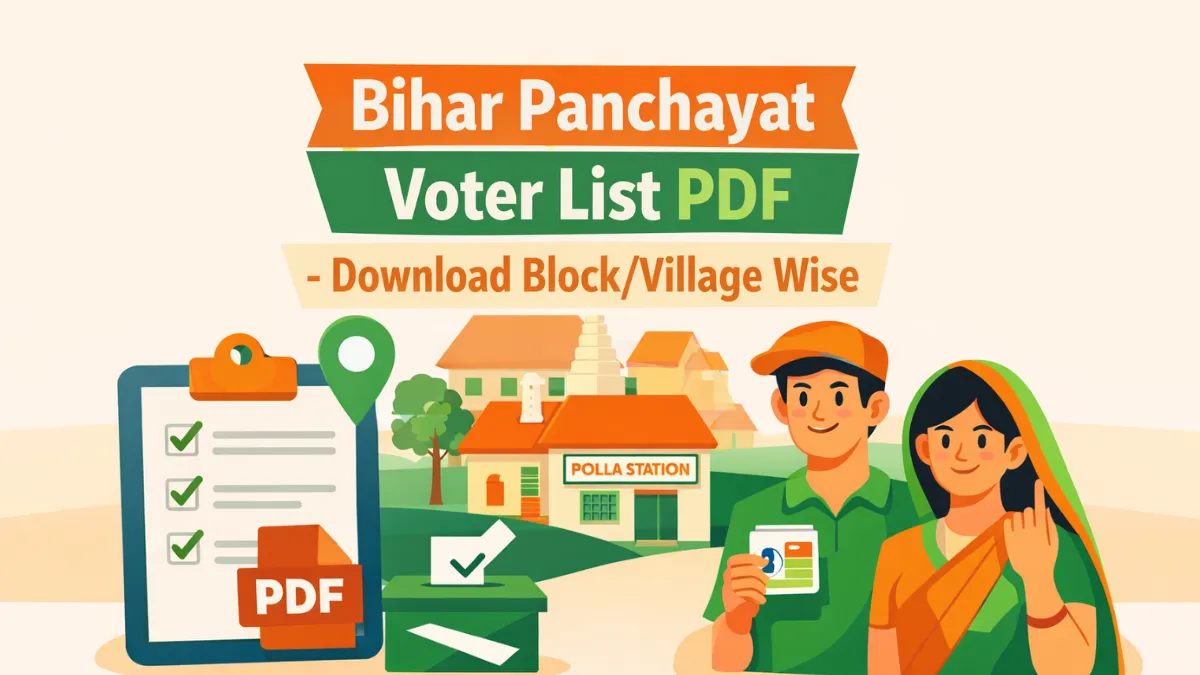 Bihar Panchayat Voter List PDF