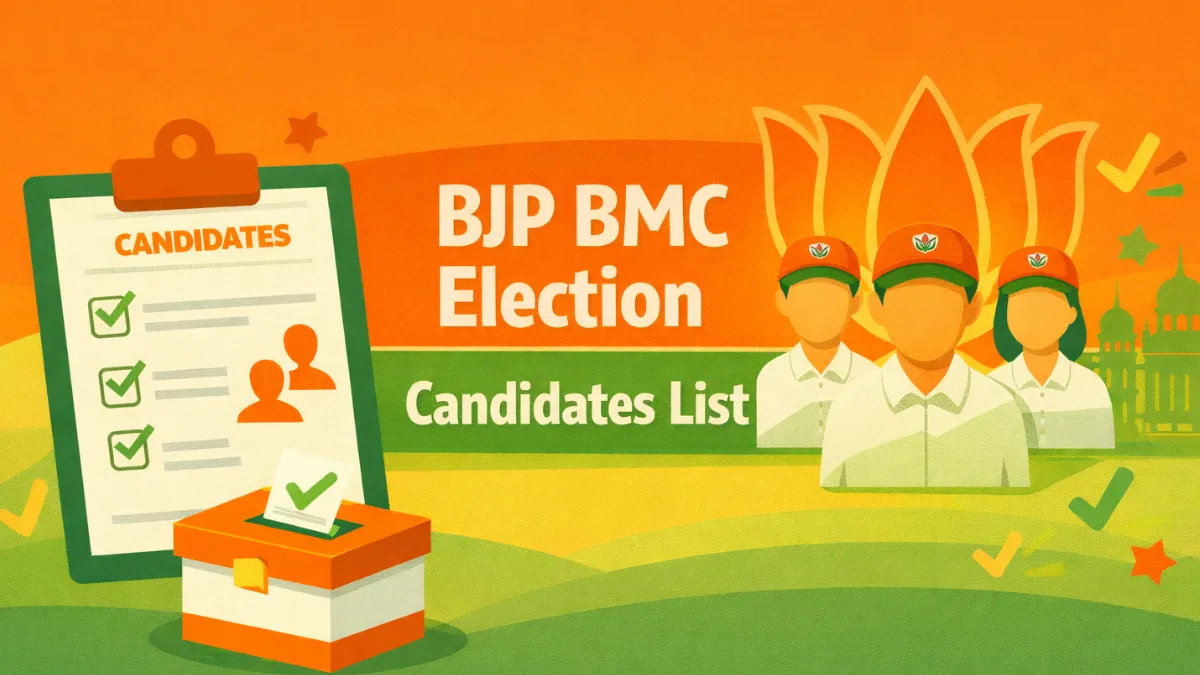 BJP BMC First Candidates List