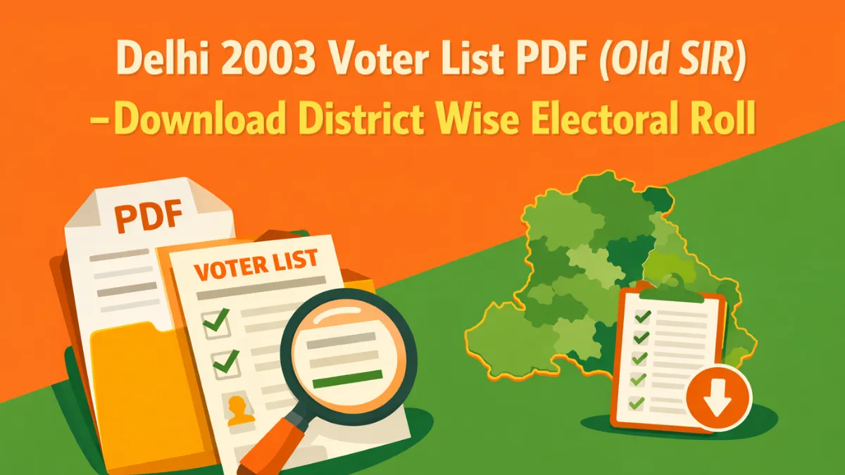 Delhi Voter List 2003