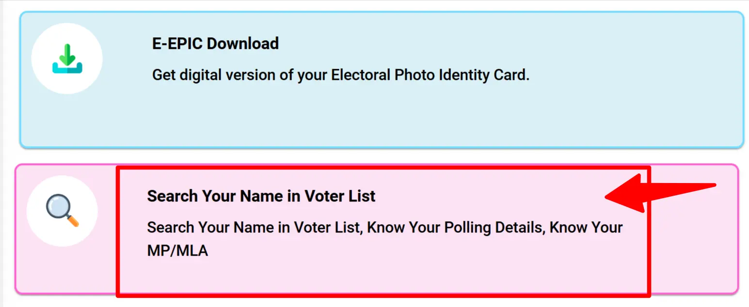 Search Your Name Name in Voter List 