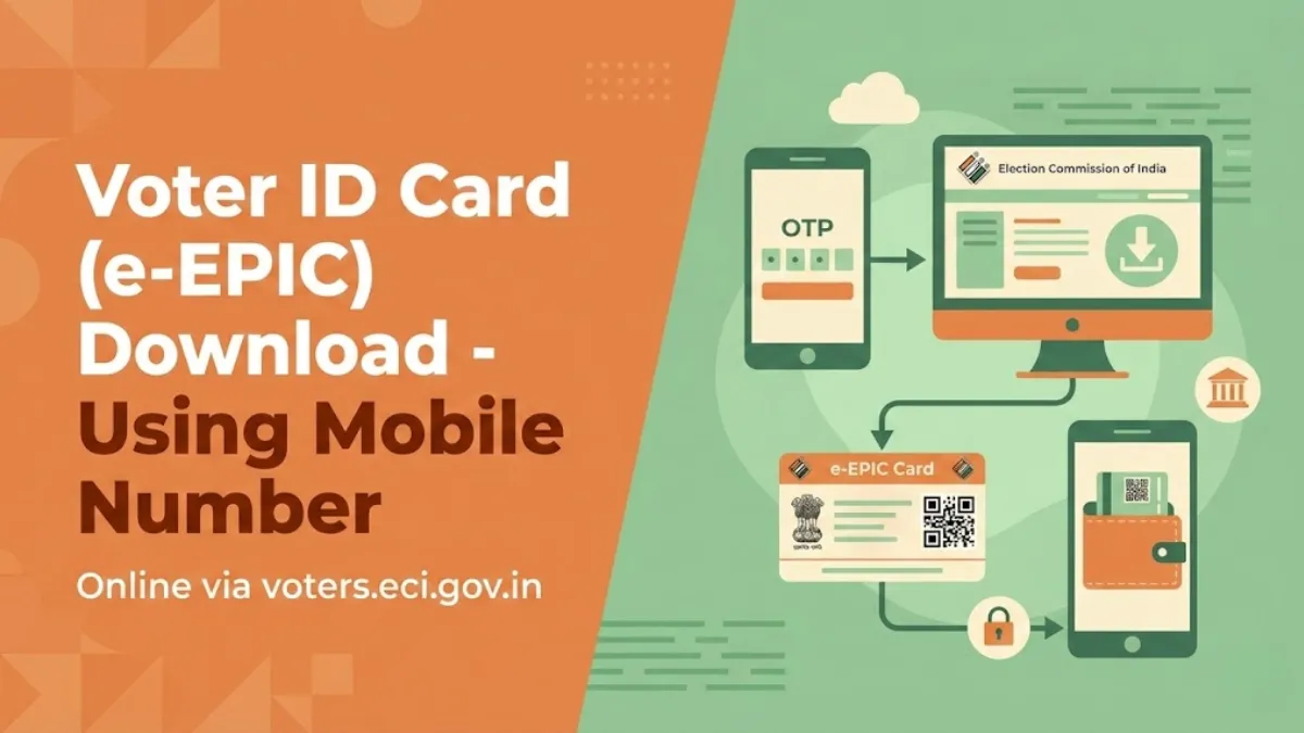 Voter ID Card Download using Mobile Number