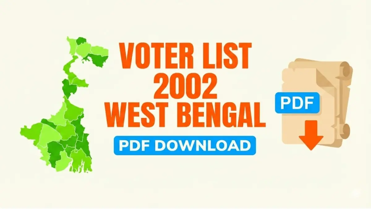 Voter List 2002 West Bengal PDF