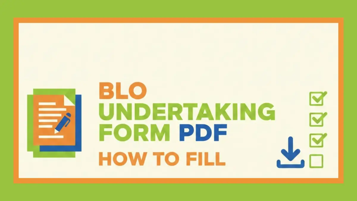BLO Undertaking Form PDF