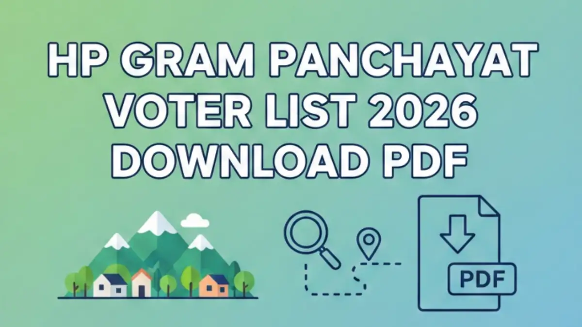 HP Gram Panchayat Voter List PDF