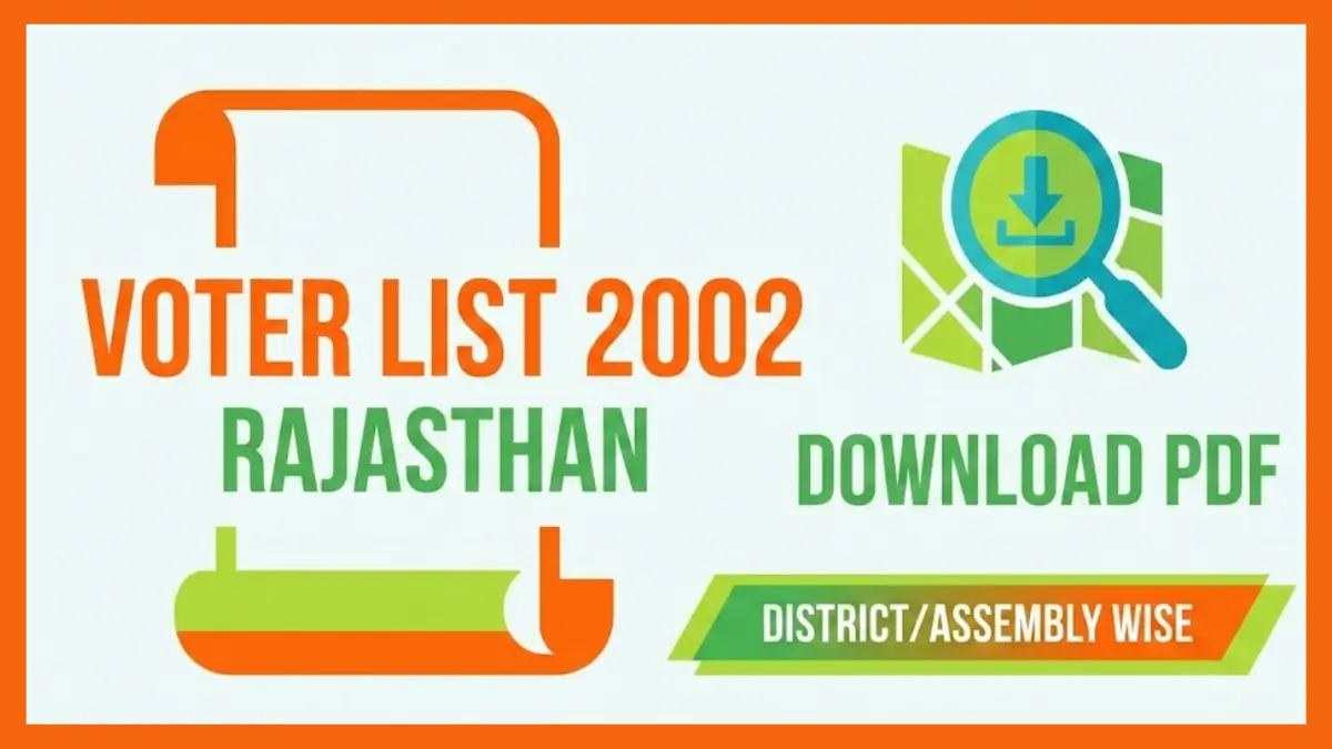 Voter List 2002 Rajasthan PDF