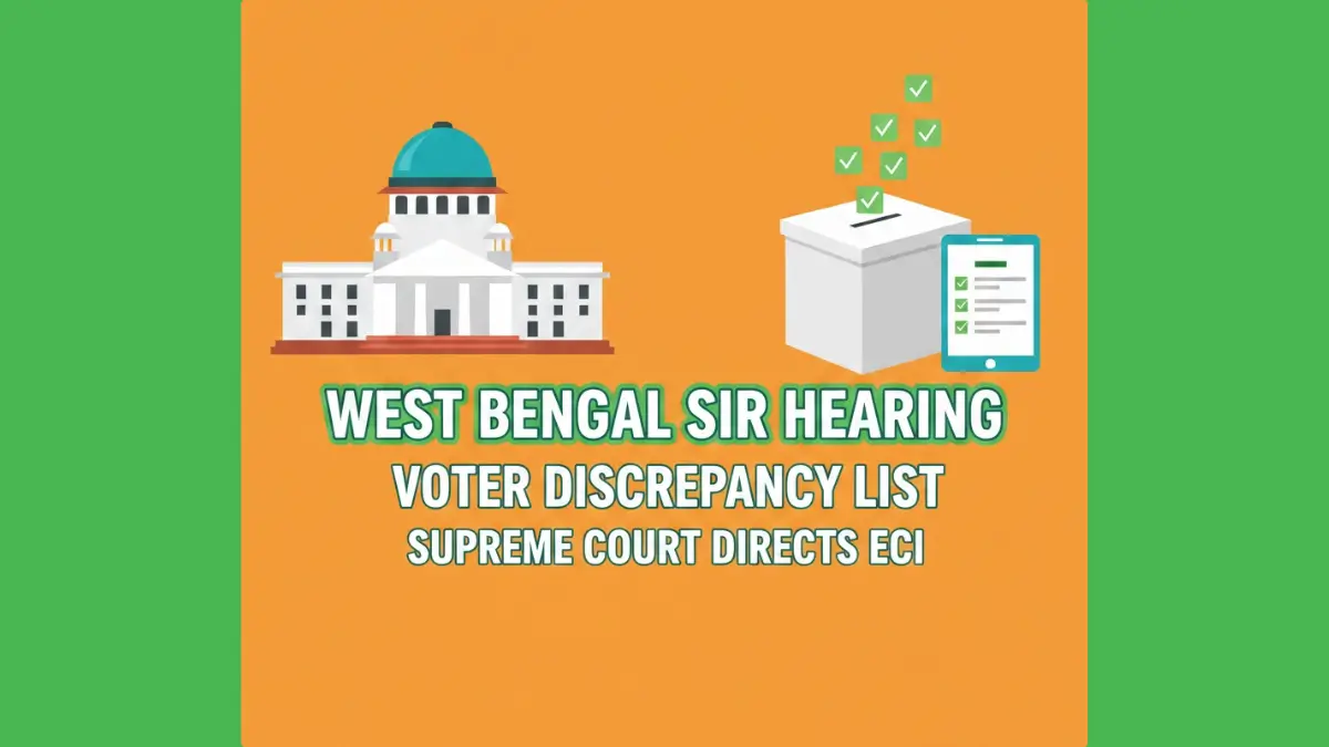 West Bengal SIR Hearing