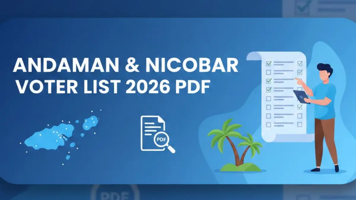 Andaman & Nicobar Final Voter List 2026 PDF