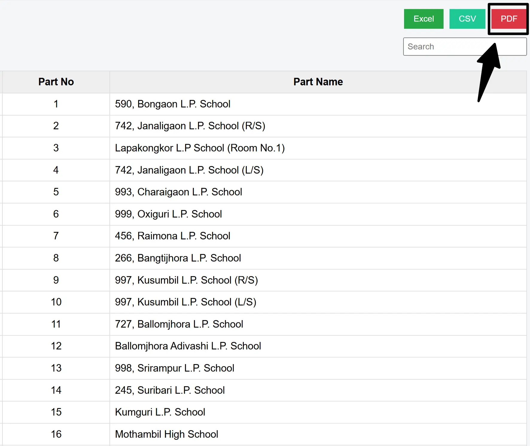 Assam Polling Station List PDF Download Link