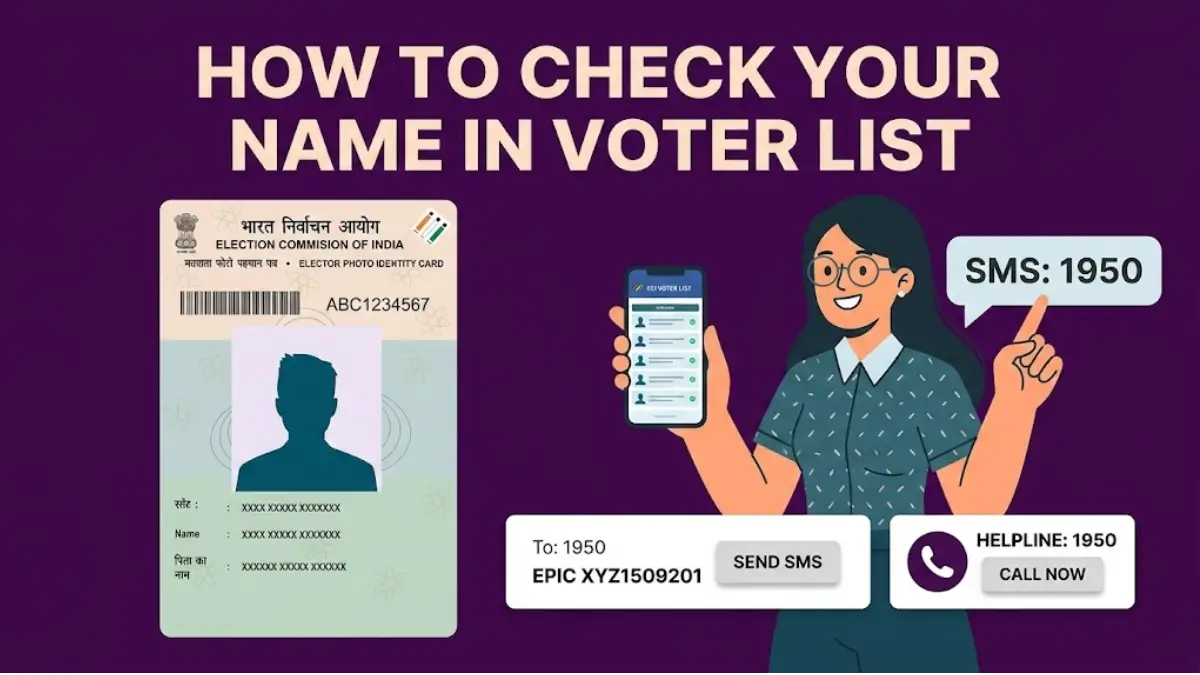 How to Check Your Name in Voter List by SMS and Helpline?