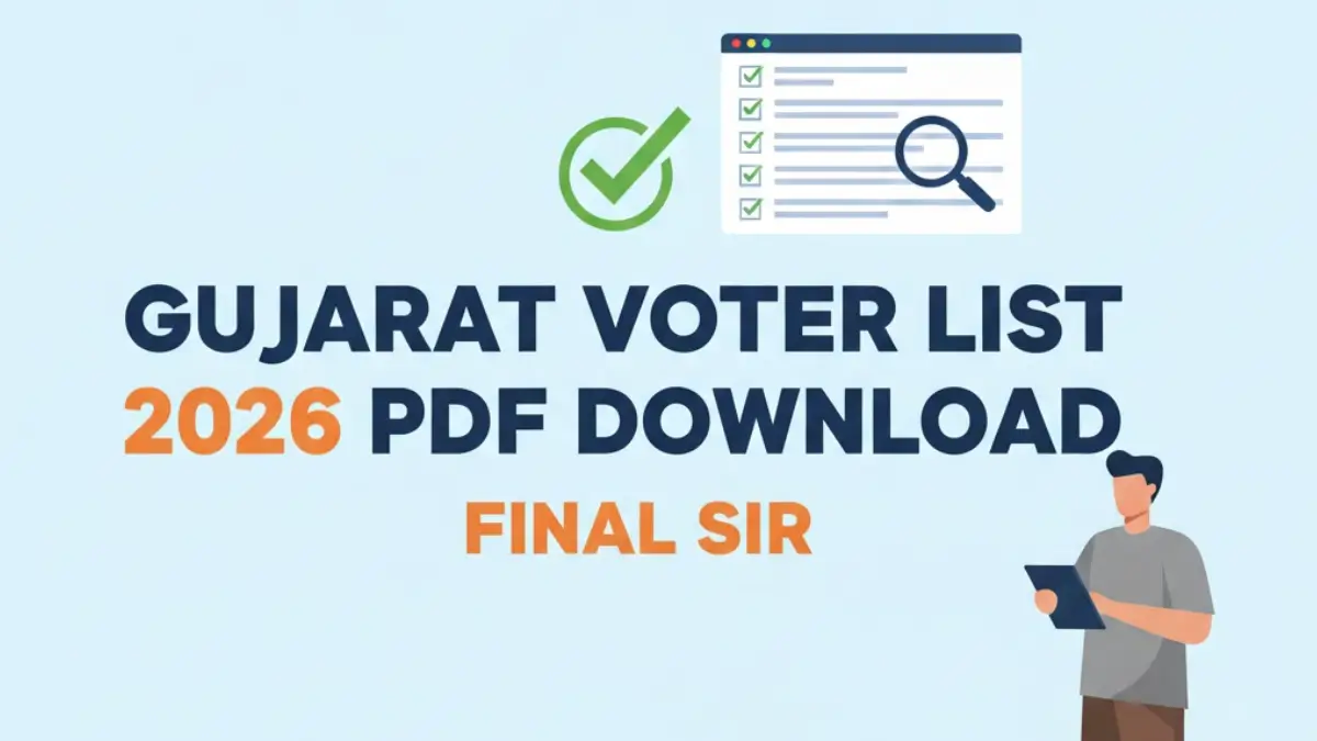 Gujarat SIR Final Voter List 2026 PDF