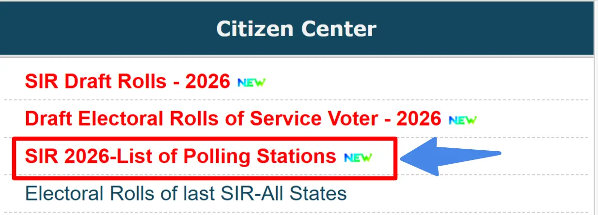 List of Polling Stations 2026