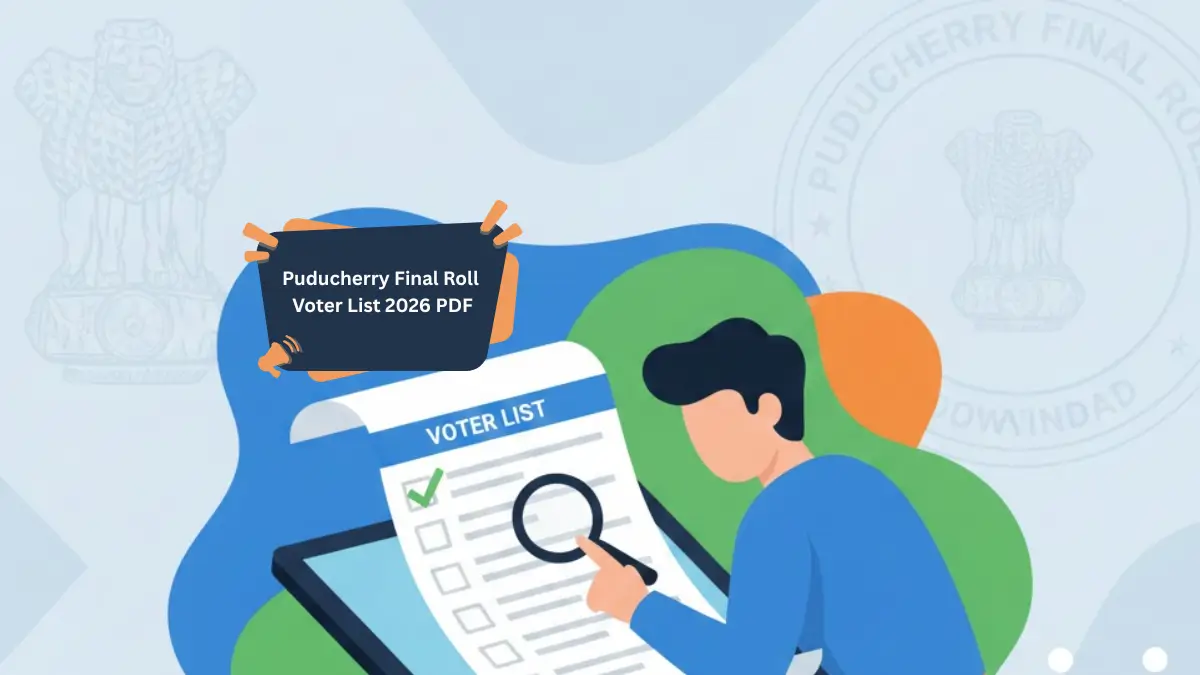 Puducherry Final Roll Voter List 2026 PDF