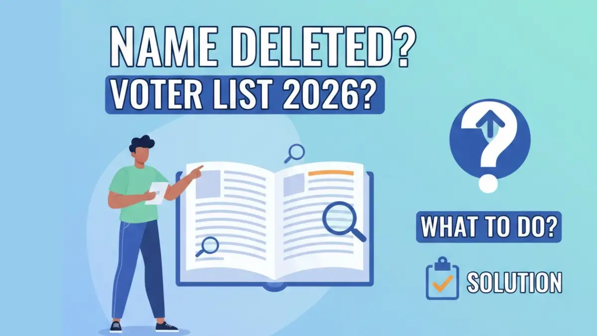 What to do If Name Deleted from Voter List 2026?