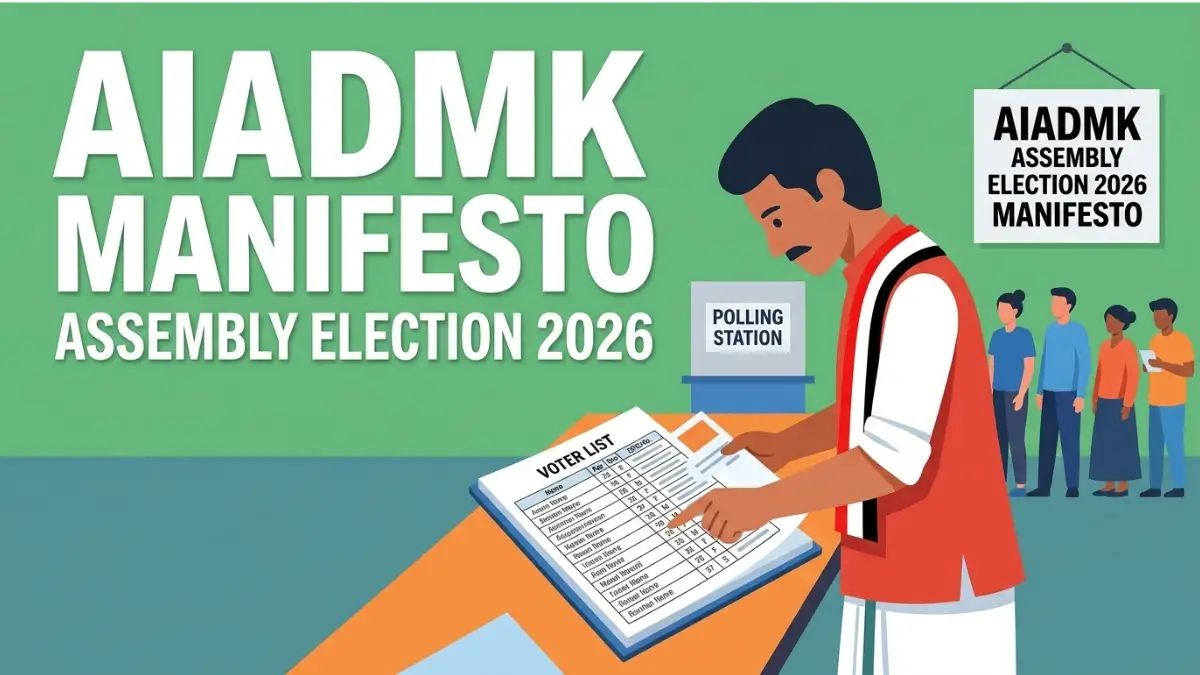 AIADMK Manifesto 2026 Tamil Nadu Election