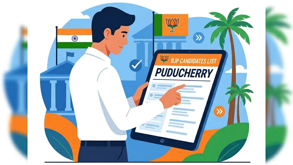 BJP Candidates List 2026 Puducherry