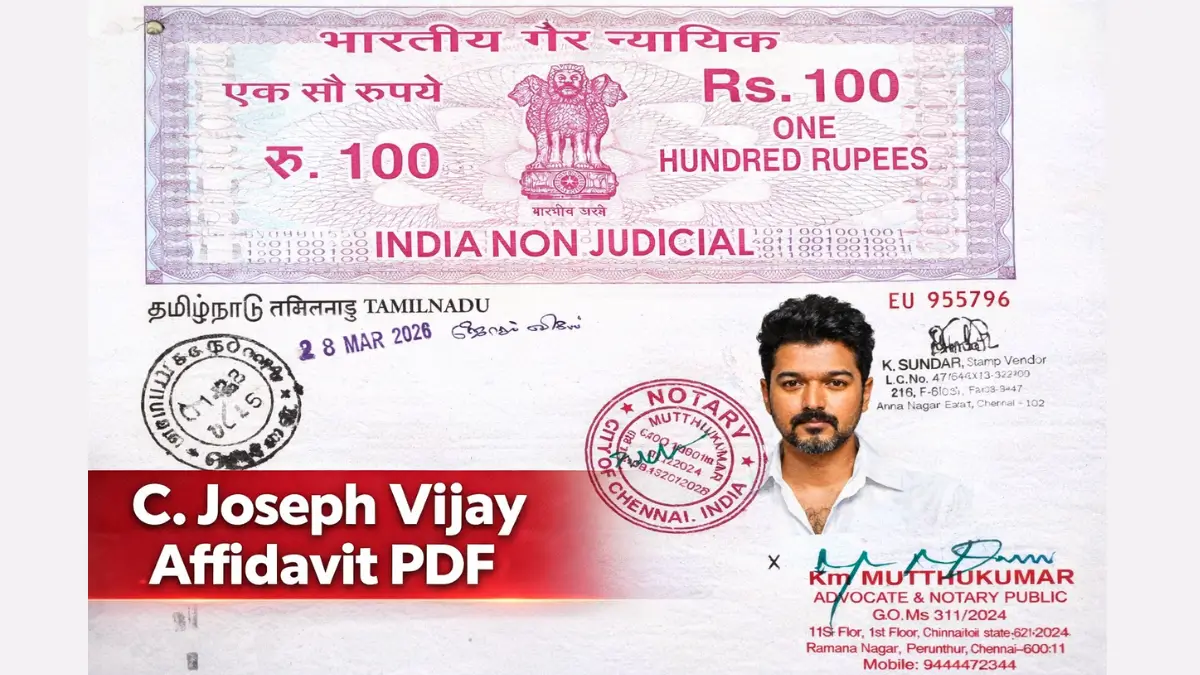 C. Joseph Vijay Affidavit PDF