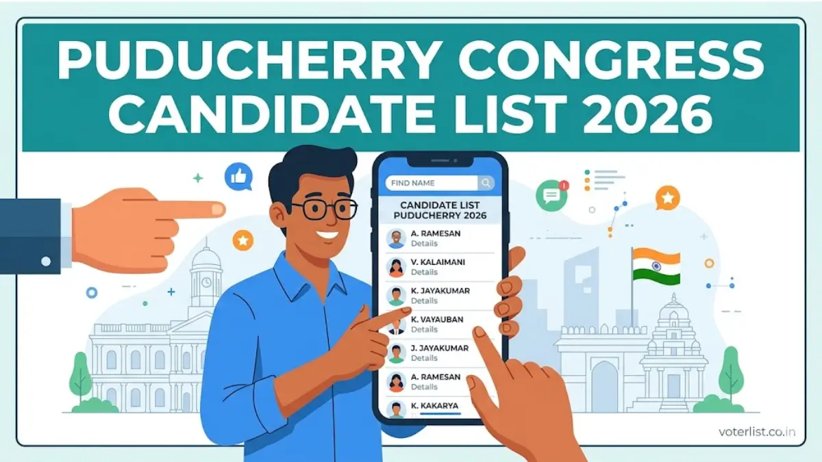Puducherry Congress Candidate List 2026