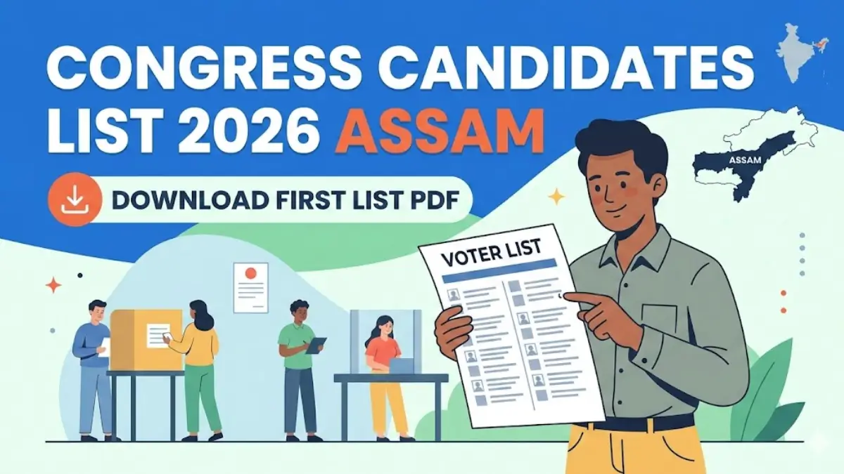 Congress Candidate List 2026 Assam (First List) PDF