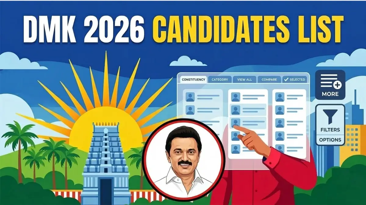 DMK Candidate List 2026