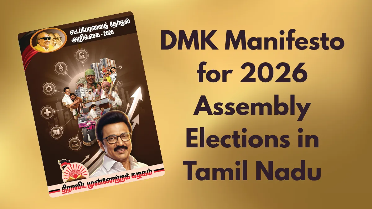 DMK Manifesto 2026 for Tamil Nadu Elections