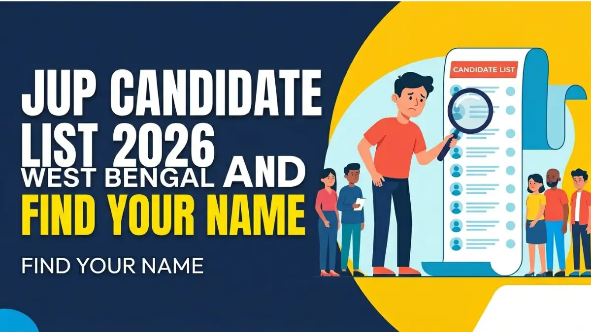 JUP Candidate List 2026 West Bengal