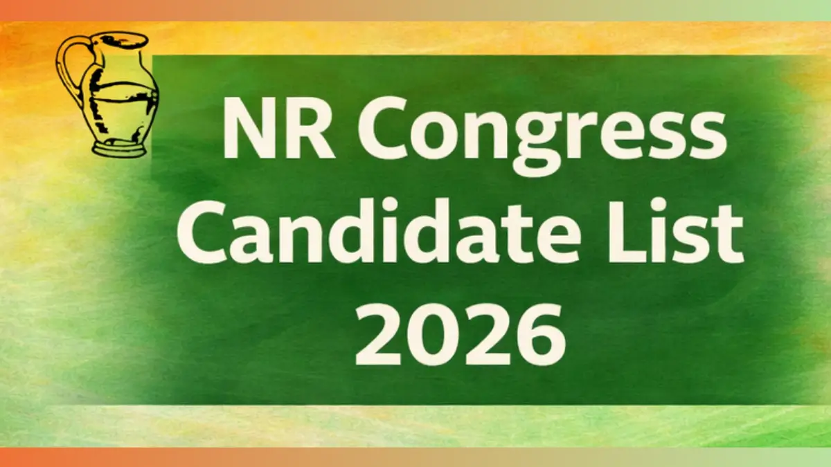 NR Congress Candidate List 2026