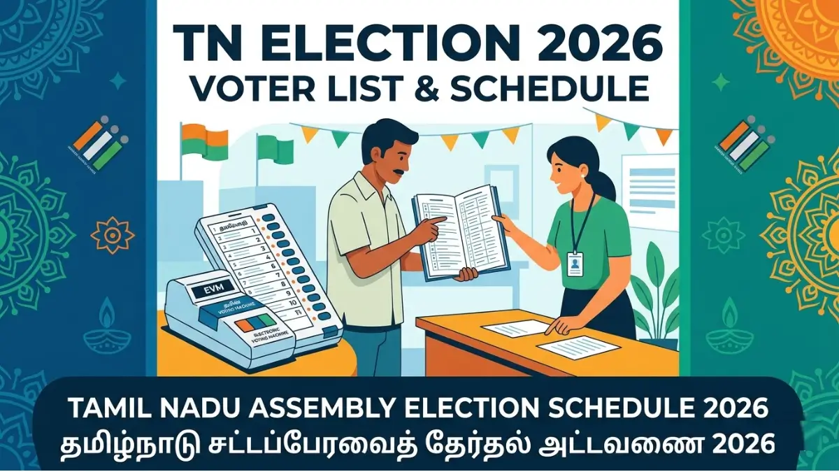 Tamil Nadu Assembly Election Schedule 2026 PDF