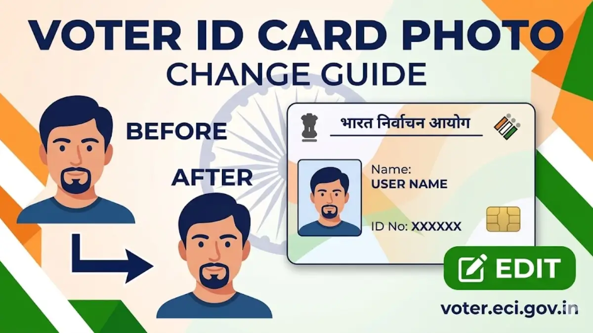 How to Change Photo in Voter ID Card Online