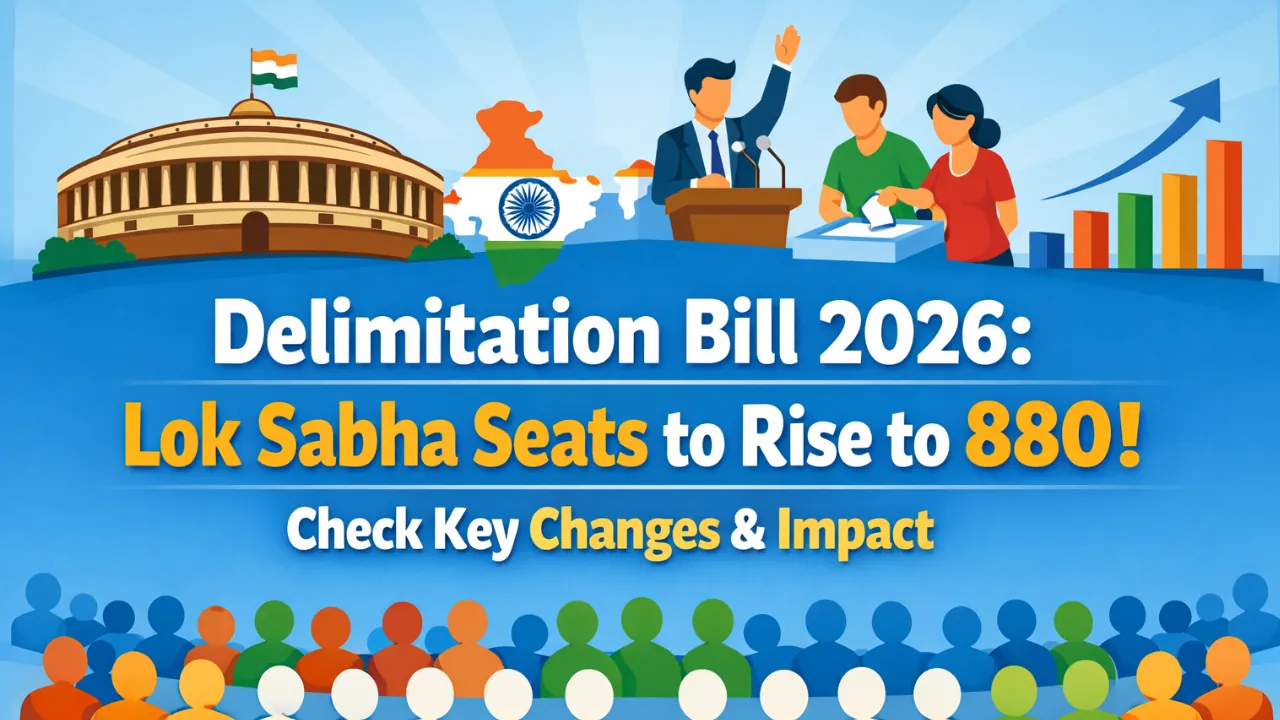Delimitation Bill 2026: Lok Sabha Seats to Rise to 880
