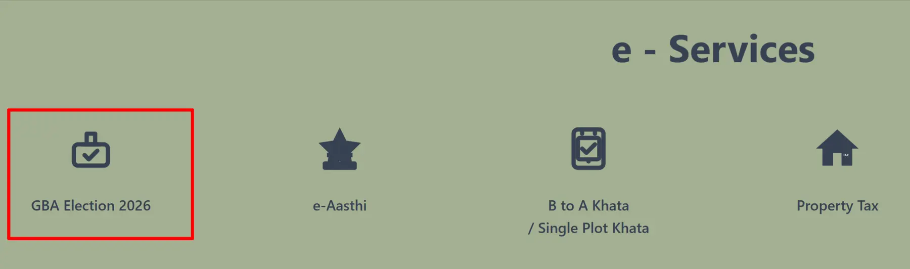 GBA Election 2026 Link
