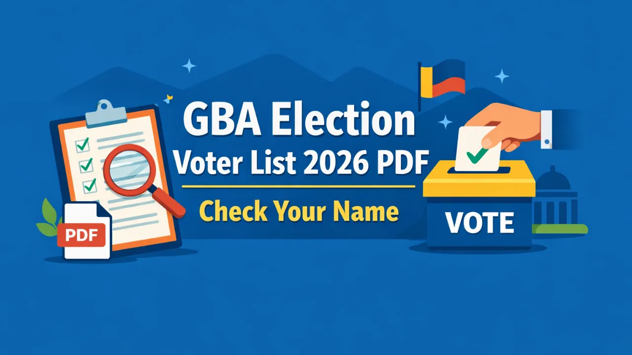 GBA Voter List 2026 - Check Name & Download PDF