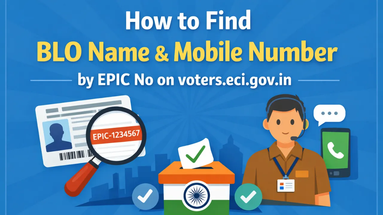 How to Find BLO Name & Phone Number on voters.eci.gov.in