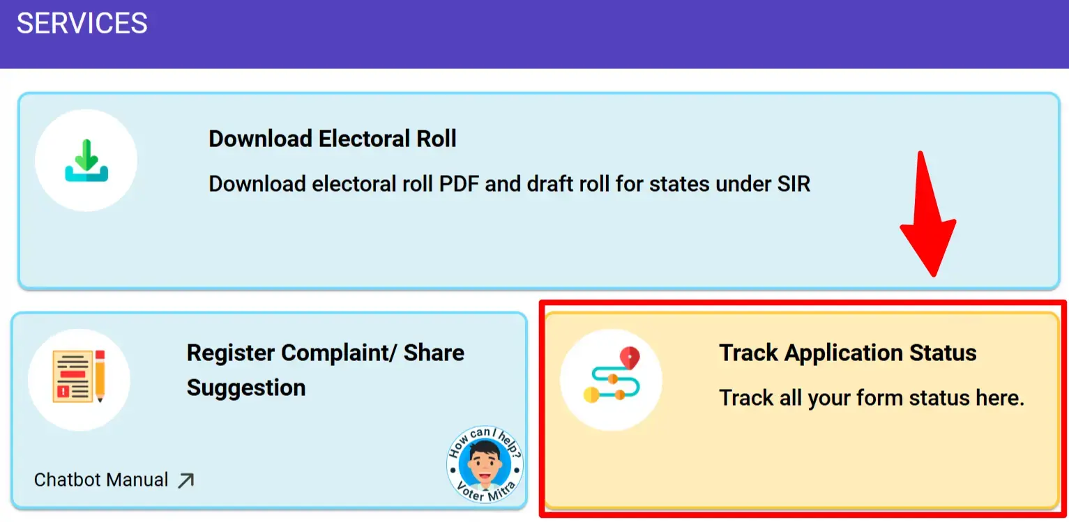 Track Application Status Link